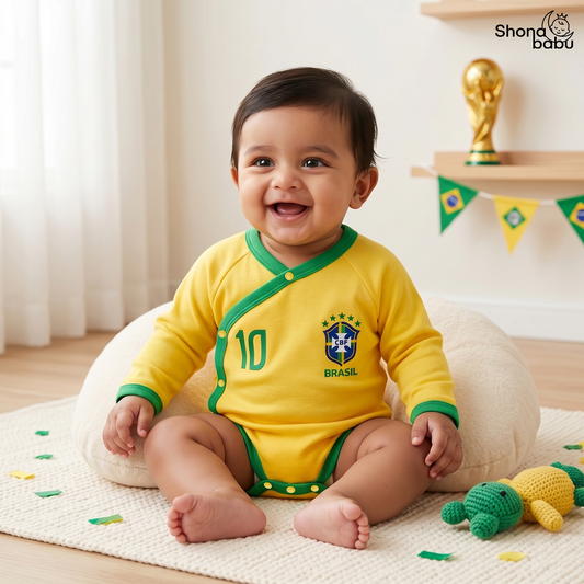 Brazil Premium Baby Kimono Bodysuit