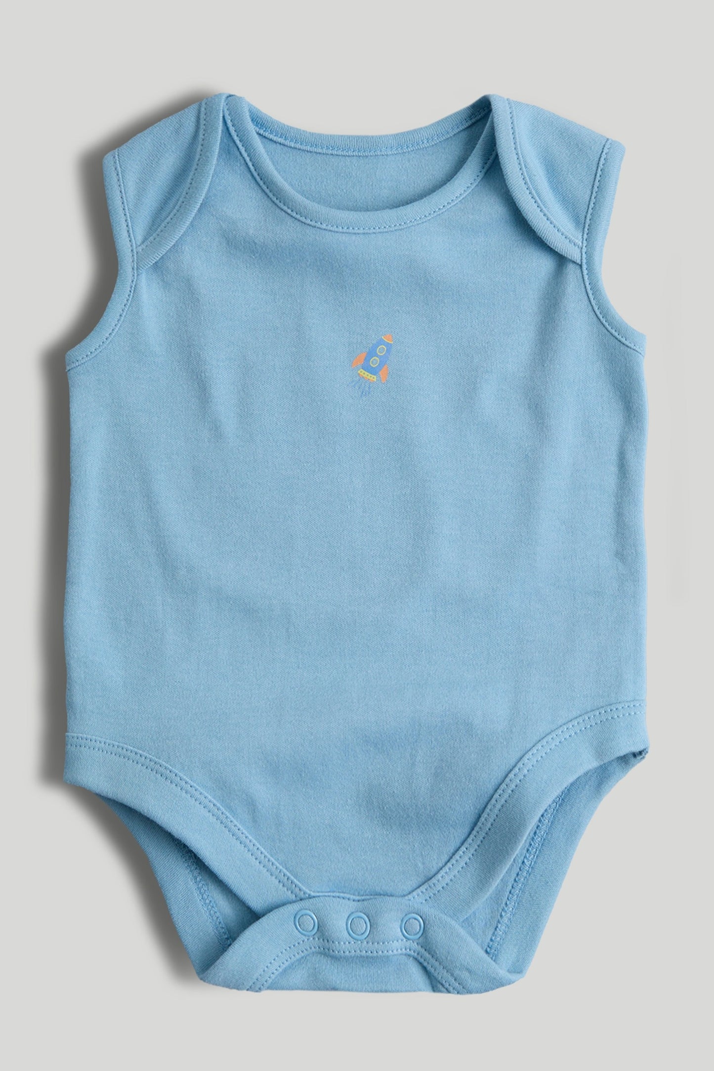 Snuggle-Ready Unisex Sleeveless Bodysuits – Pack of 5