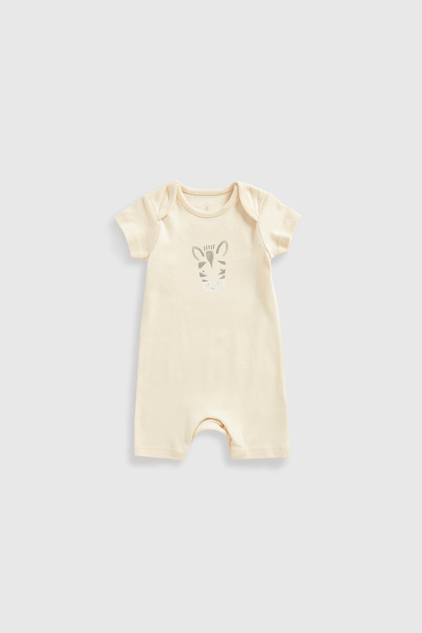 Safari Friends Half-Sleeve Romper Pack – Set of 3 (Unisex, 0–24 Months)