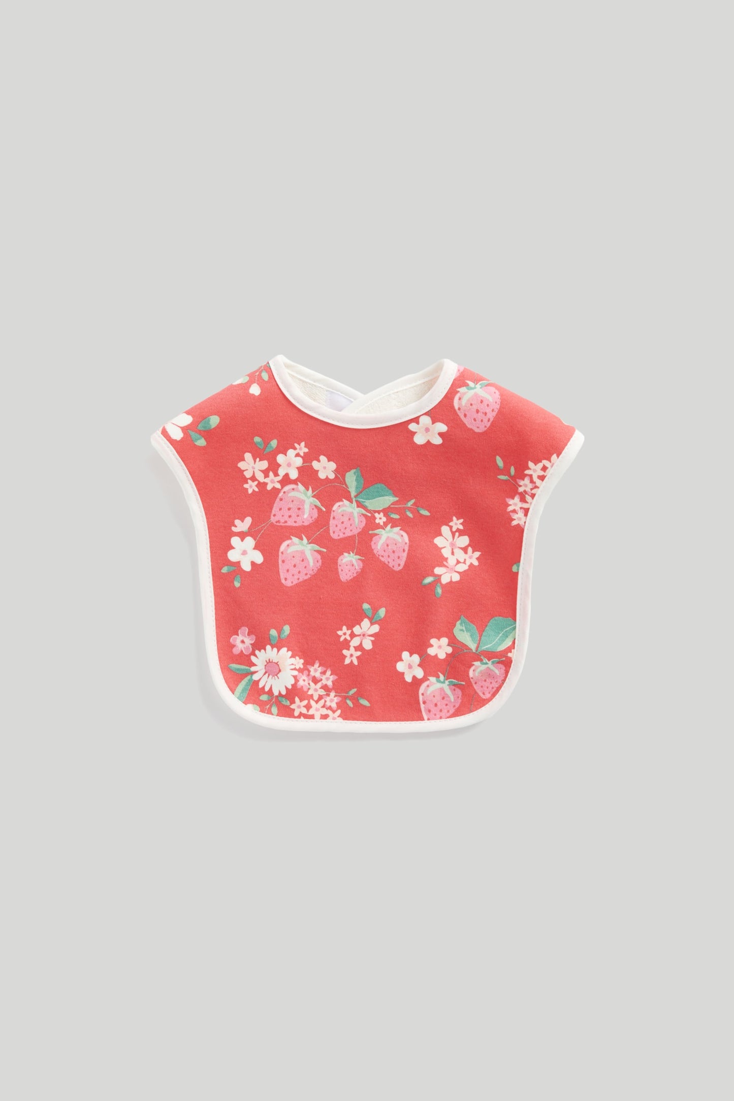Tiny Treasures Sweet Strawberry Baby Bibs – Pack of 3