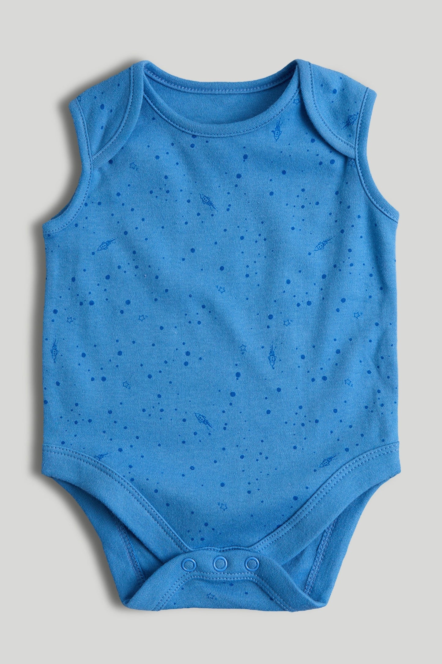 Snuggle-Ready Unisex Sleeveless Bodysuits – Pack of 5