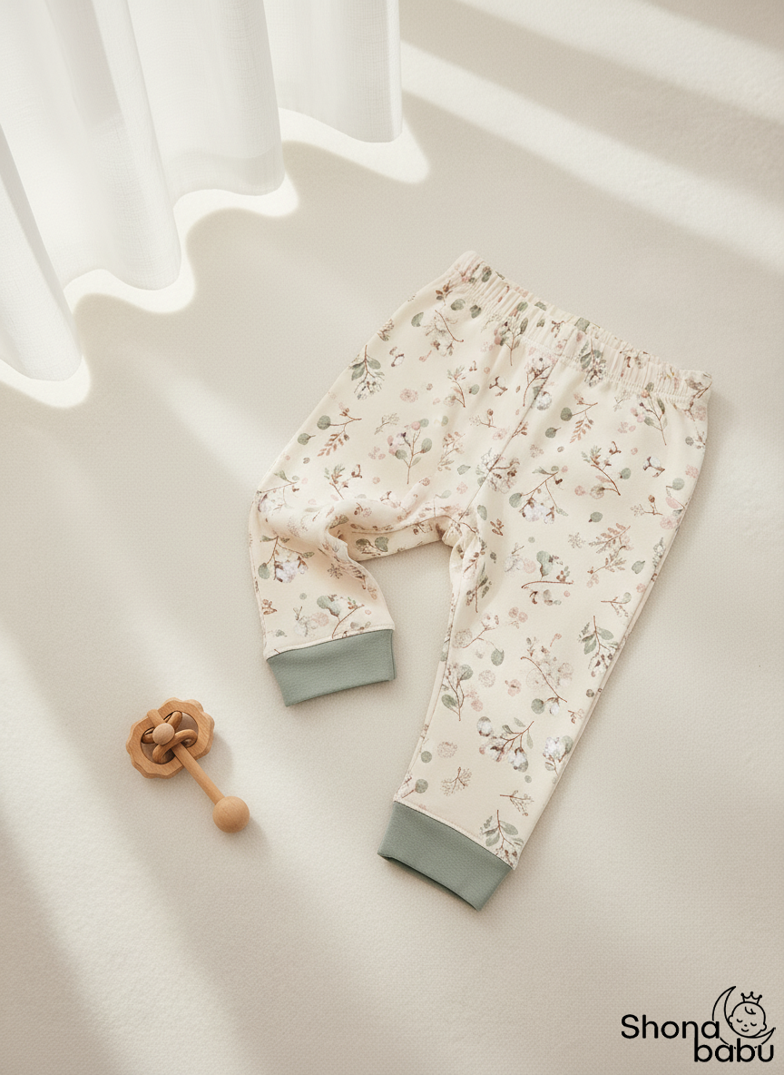 Organic Botanicals Baby Sleepwear Set – Interlock 220 GSM Premium 2-Piece Pajama set