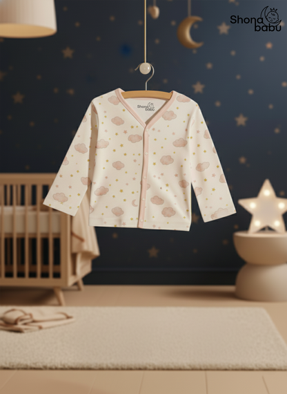 Cloud & Stars Baby Pajama Set – Ultra-Soft Cotton Sleepwear