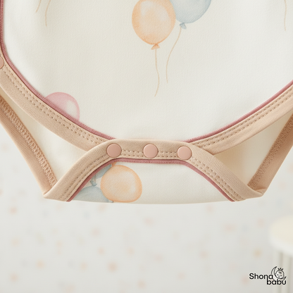 Dreamy Balloon & Teddy Wrap Bodysuit ✨