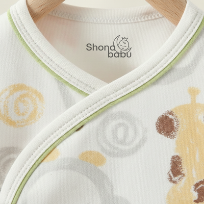 Animal Parade Organic Cotton Kemono Bodysuit – Soft & Skin-Safe