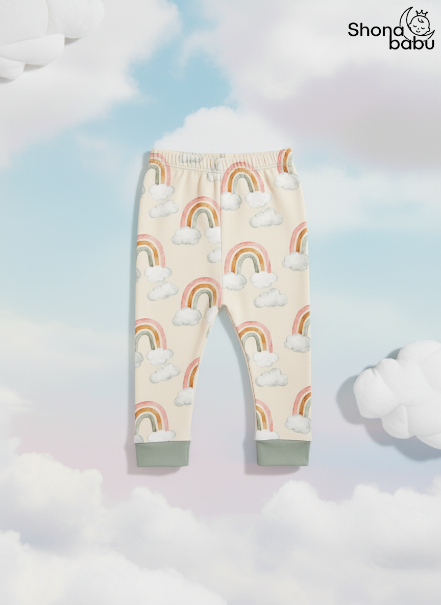 Premium Cotton Rainbow Baby Set – Soft Interlock Cotton PJs