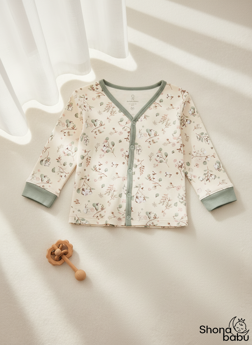 Organic Botanicals Baby Sleepwear Set – Interlock 220 GSM Premium 2-Piece Pajama set