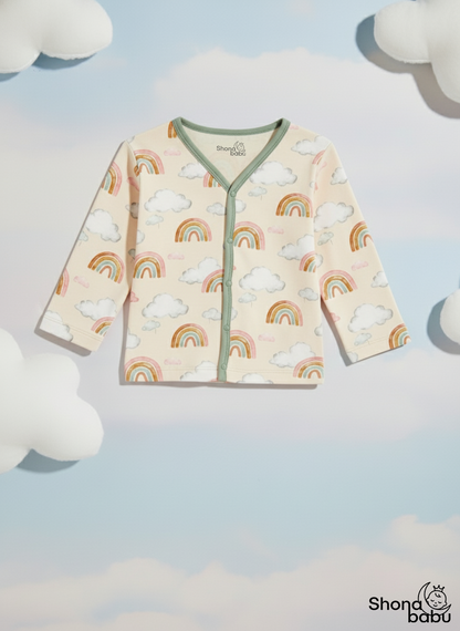 Premium Cotton Rainbow Baby Set – Soft Interlock Cotton PJs