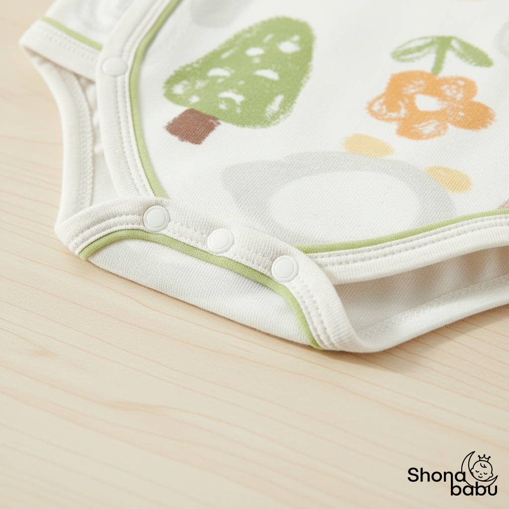 Animal Parade Organic Cotton Kemono Bodysuit – Soft & Skin-Safe