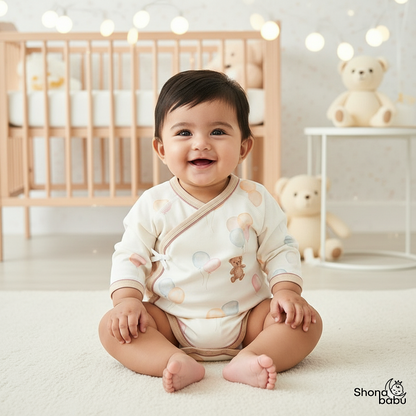 Celestial Dream Pack: Organic Cotton Kimono Bodysuits (Set of 3)
