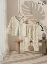 Organic Botanicals Baby Sleepwear Set – Premium 2-Piece Pajama set