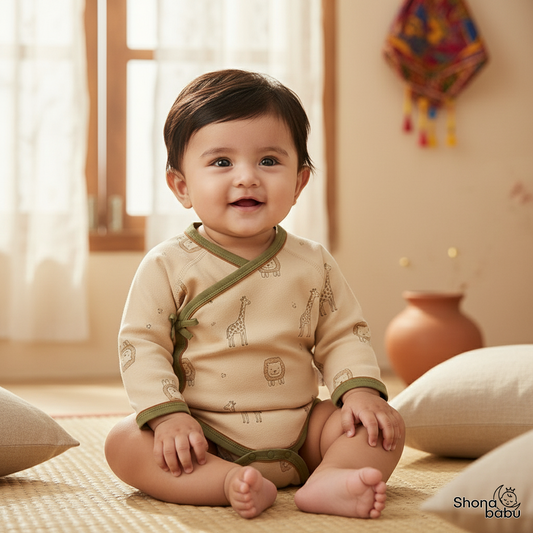 The Essential Premium Trio : Organic Cotton Kimono Bodysuits (Set of 3)