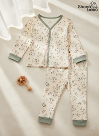 Organic Botanicals Baby Sleepwear Set – Interlock 220 GSM Premium 2-Piece Pajama set