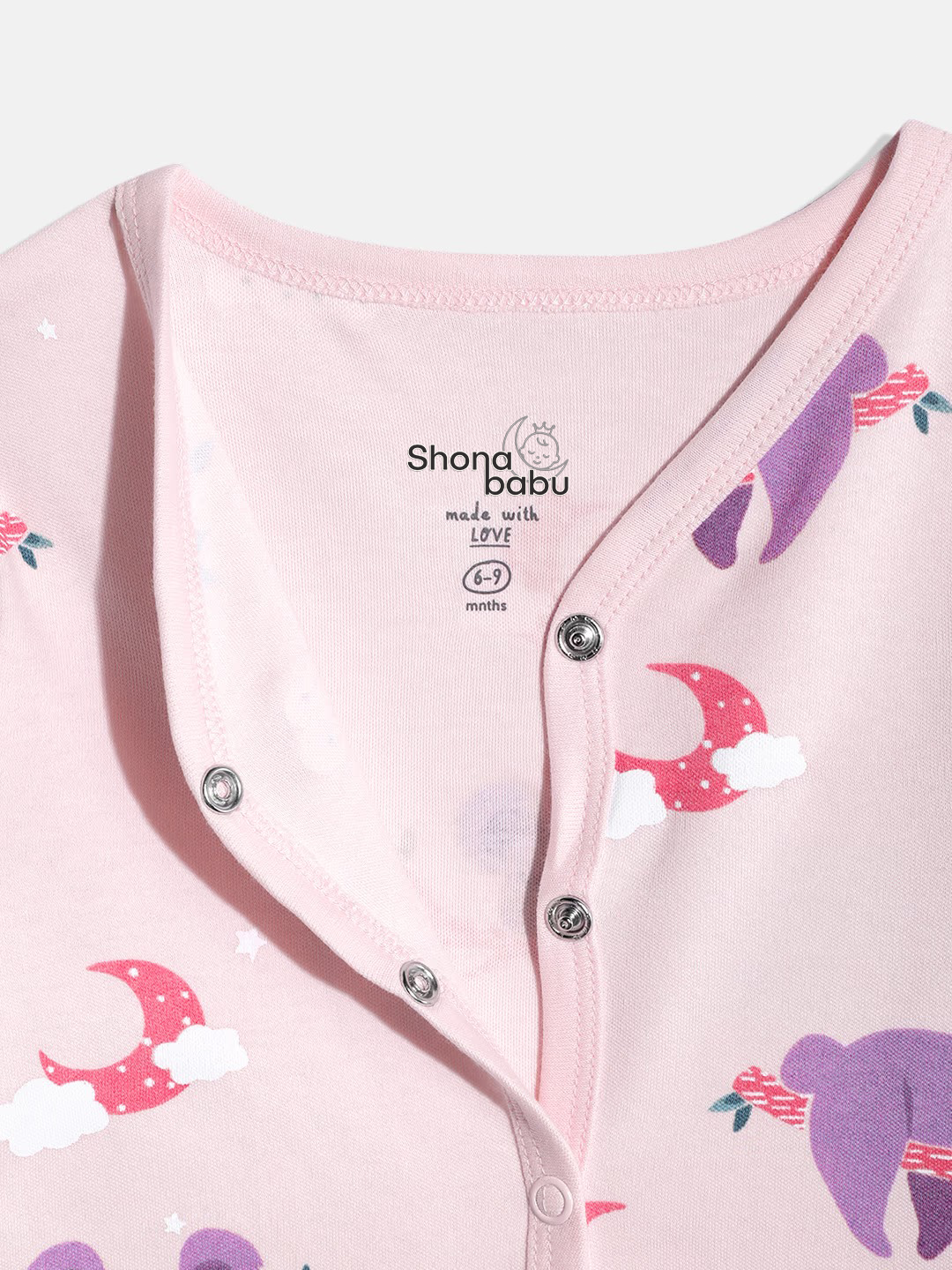 Pink Koala Cotton Baby Pajama Set – Soft & Skin-Friendly