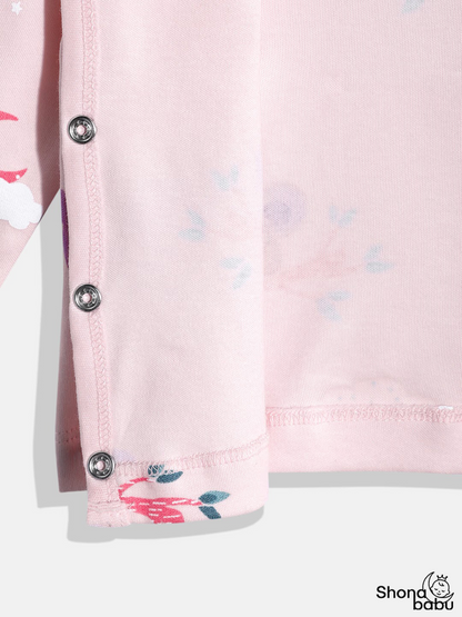 Pink Koala Cotton Baby Pajama Set – Soft & Skin-Friendly