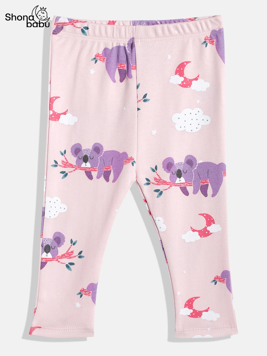 Pink Koala Cotton Baby Pajama Set – Soft & Skin-Friendly