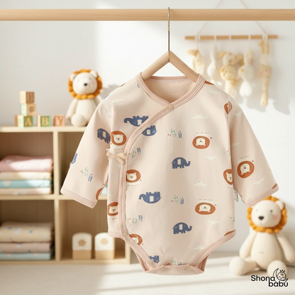 Little Gentleman Set: Organic Cotton Kimono Bodysuits (Set of 3)