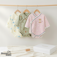 Premium Baby Bundles : Organic Interlock Cotton Bodysuits (Set of 3)
