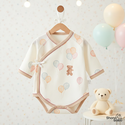 Dreamy Balloon & Teddy Wrap Bodysuit ✨