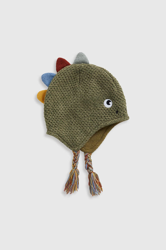 Tiny Treasures Dino Adventure Knitted Trapper Hat