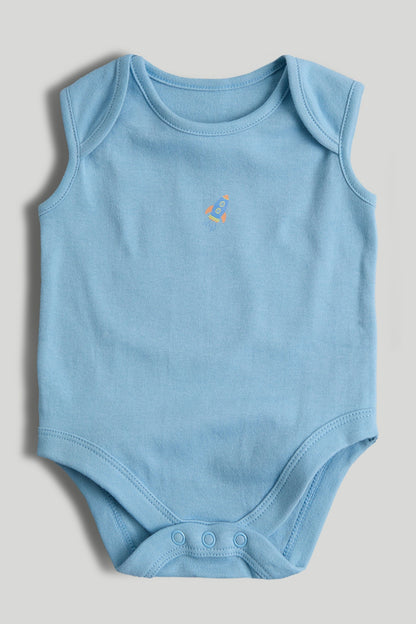Snuggle-Ready Unisex Sleeveless Bodysuits – Pack of 5