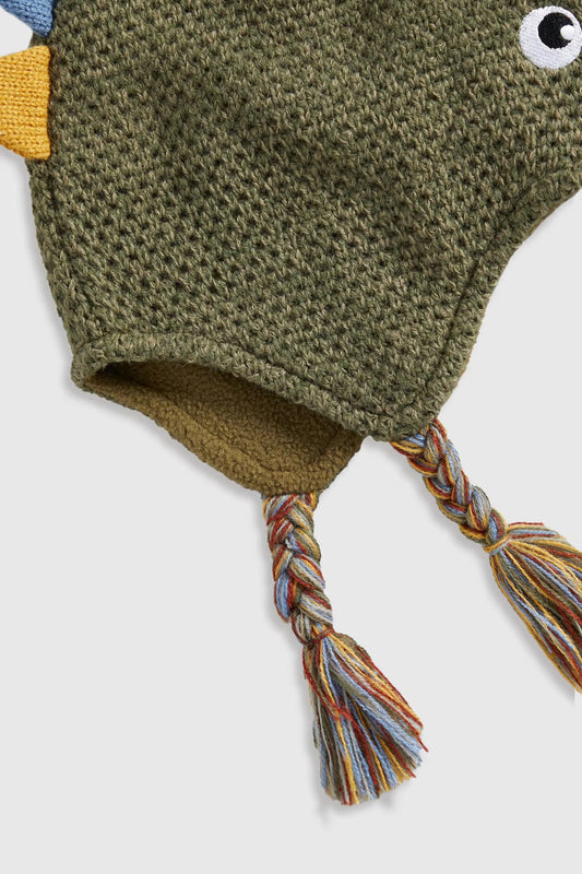 Tiny Treasures Dino Adventure Knitted Trapper Hat