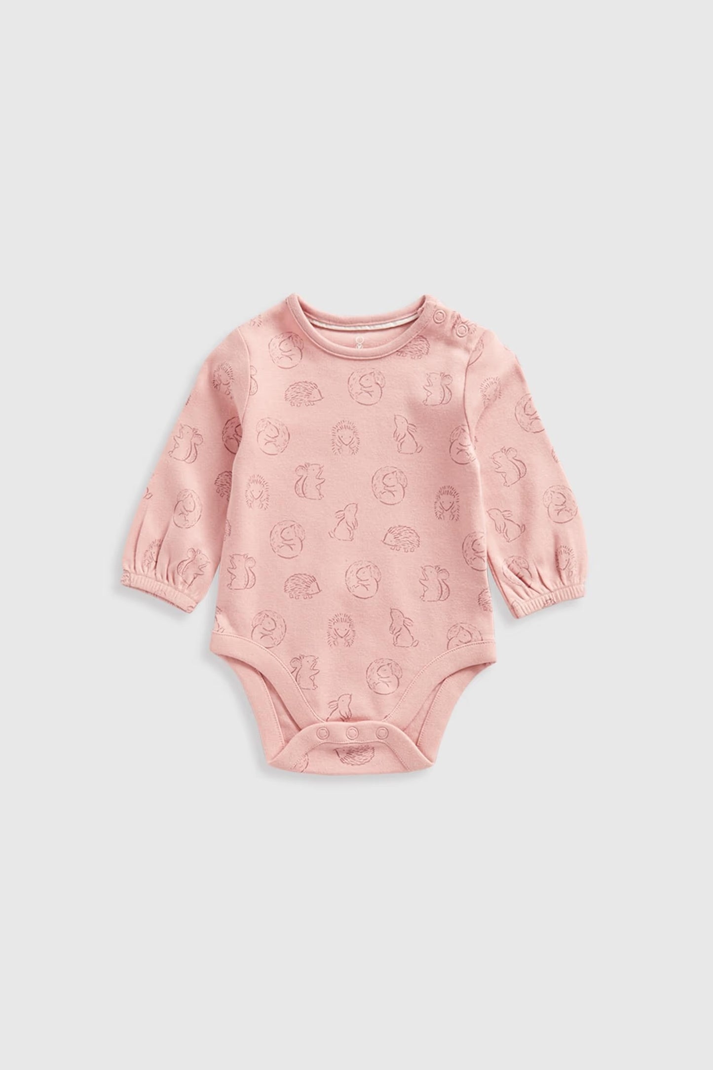 Premium Long Sleeve Bodysuits - "Woodland Friends" 3-Pack