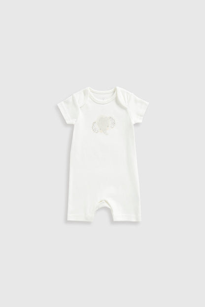 Safari Friends Half-Sleeve Romper Pack – Set of 3 (Unisex, 0–24 Months)