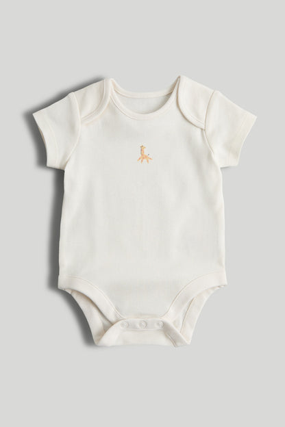 Unisex Baby Bodysuits – Pack of 5 (Neutral Essentials)