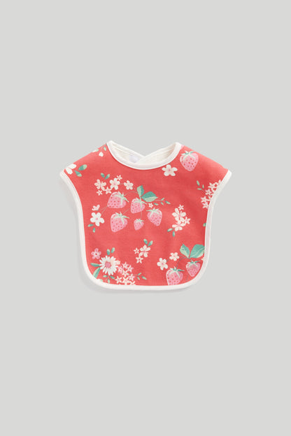 Tiny Treasures Sweet Strawberry Baby Bibs – Pack of 3
