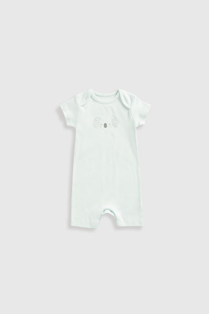 Safari Friends Half-Sleeve Romper Pack – Set of 3 (Unisex, 0–24 Months)