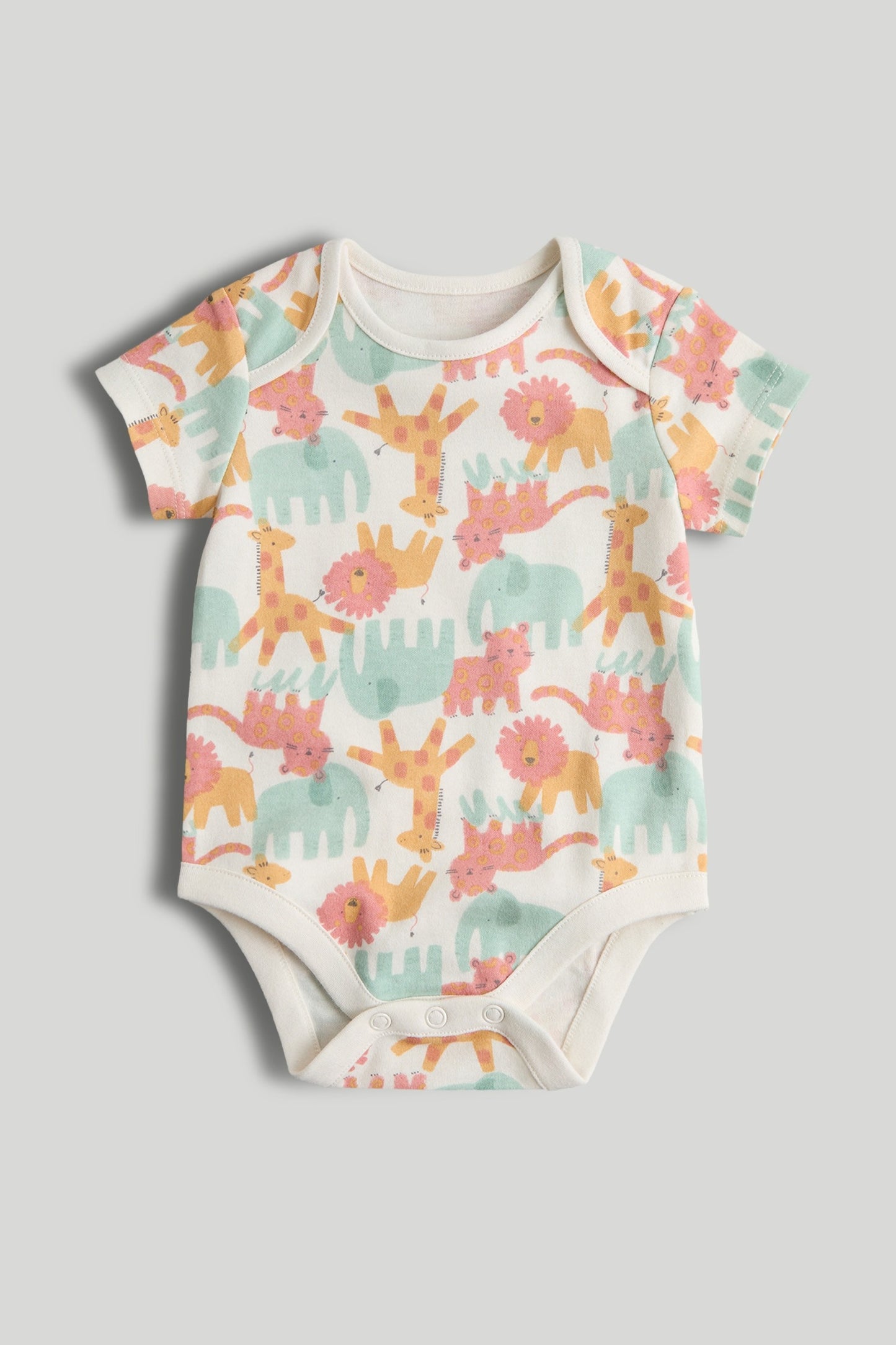 Unisex Baby Bodysuits – Pack of 5 (Neutral Essentials)