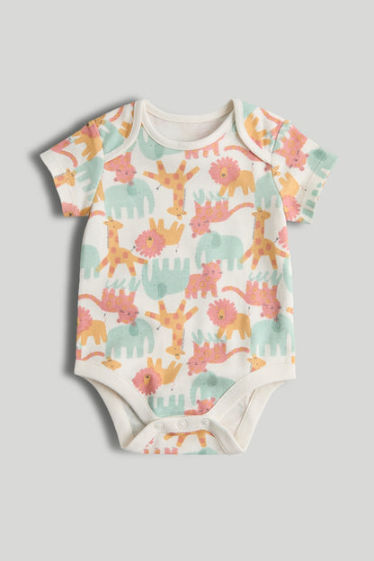 Unisex Baby Bodysuits – Pack of 5 (Neutral Essentials)