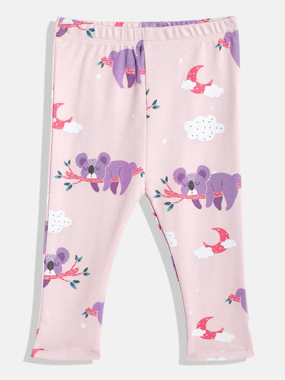 Unisex Baby Pyjama Set – 2-Piece Cotton Sleepwear with Koala Animal Print
